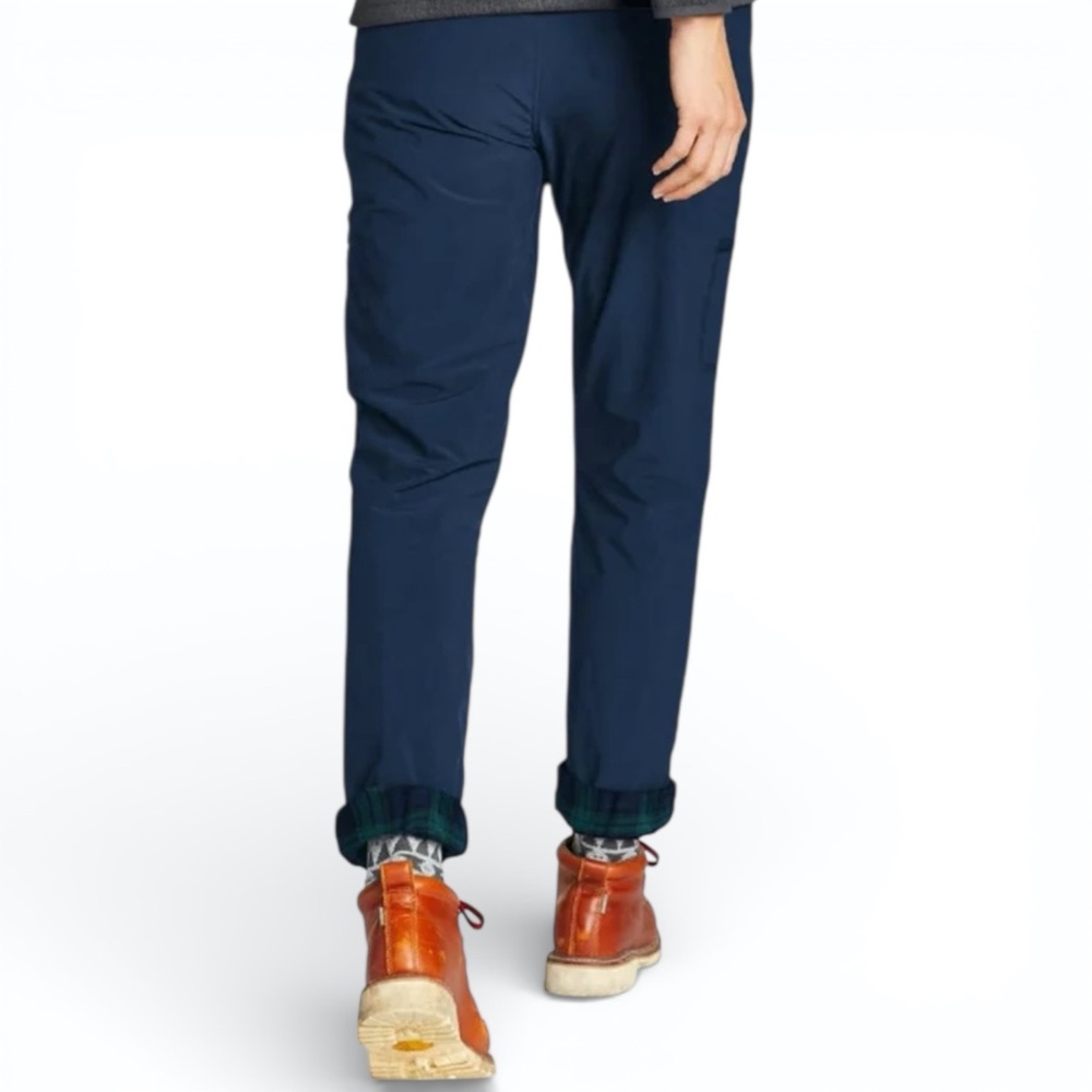 Eddie Bauer StormRepel Fleece Lined Jogger Pants 12 Navy Cargo Gorpcore Outdoor - Picture 2 of 15